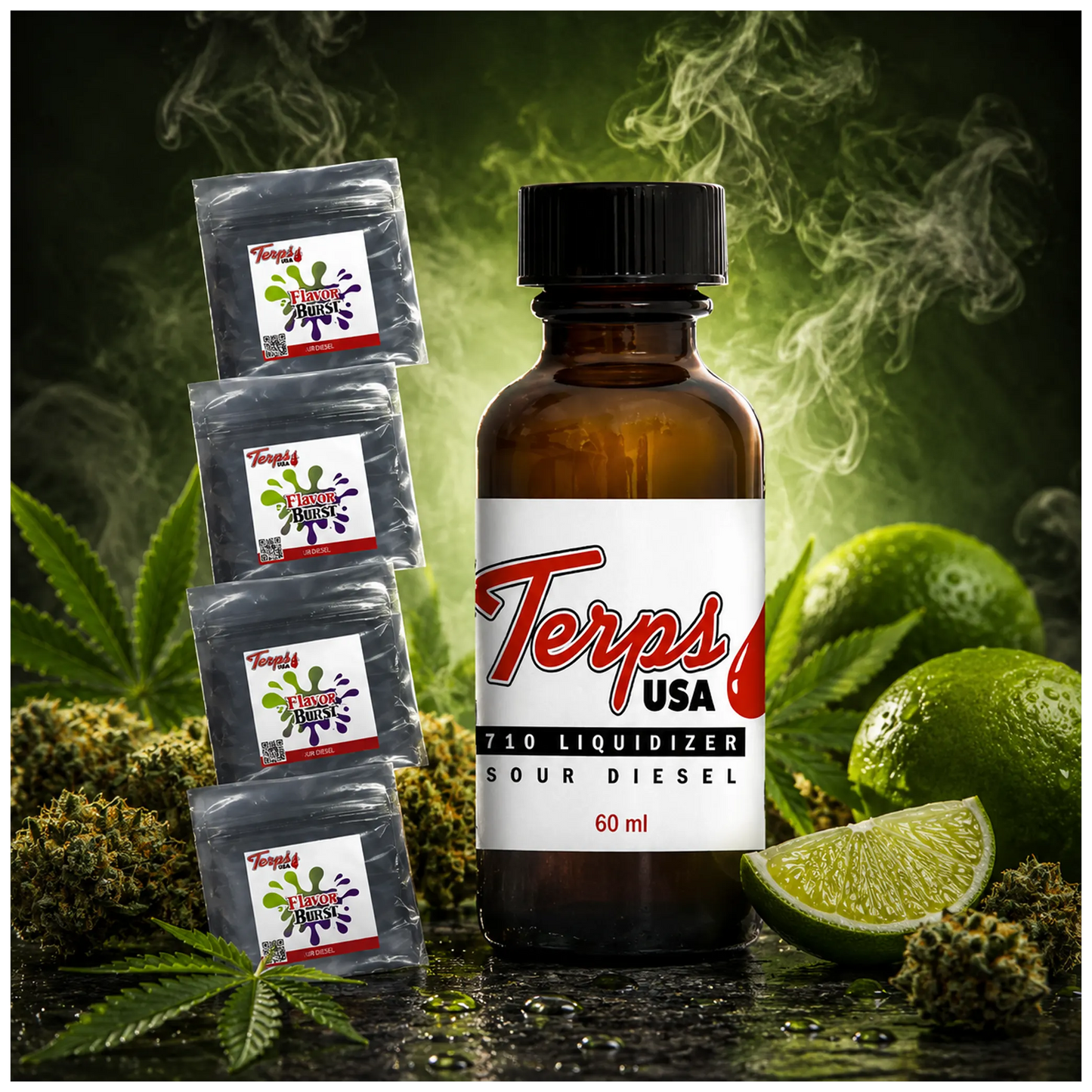 60ml Liquidizer + Choice of 4 Flavor Burst