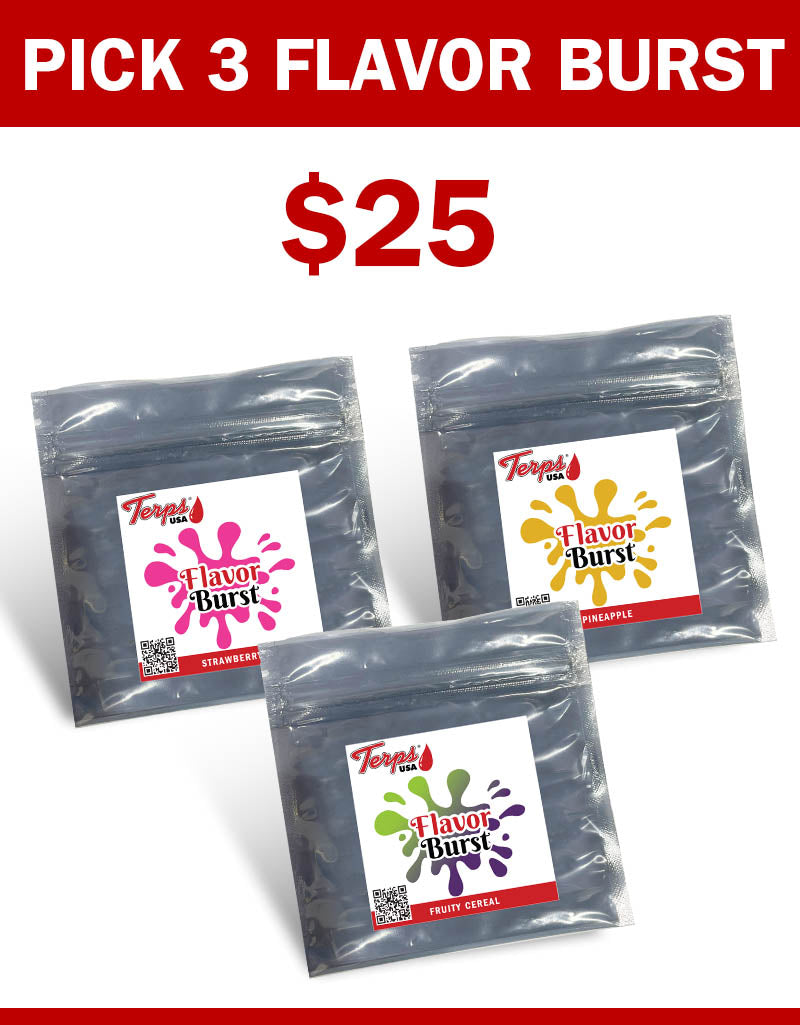 Pick any 3 Flavor burst 1ml and save