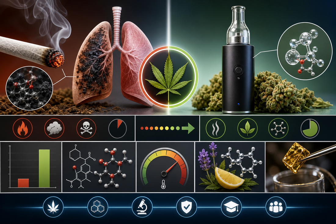 What Combustion Actually Costs You: The Science of Smoking vs. Vaporizing Cannabis