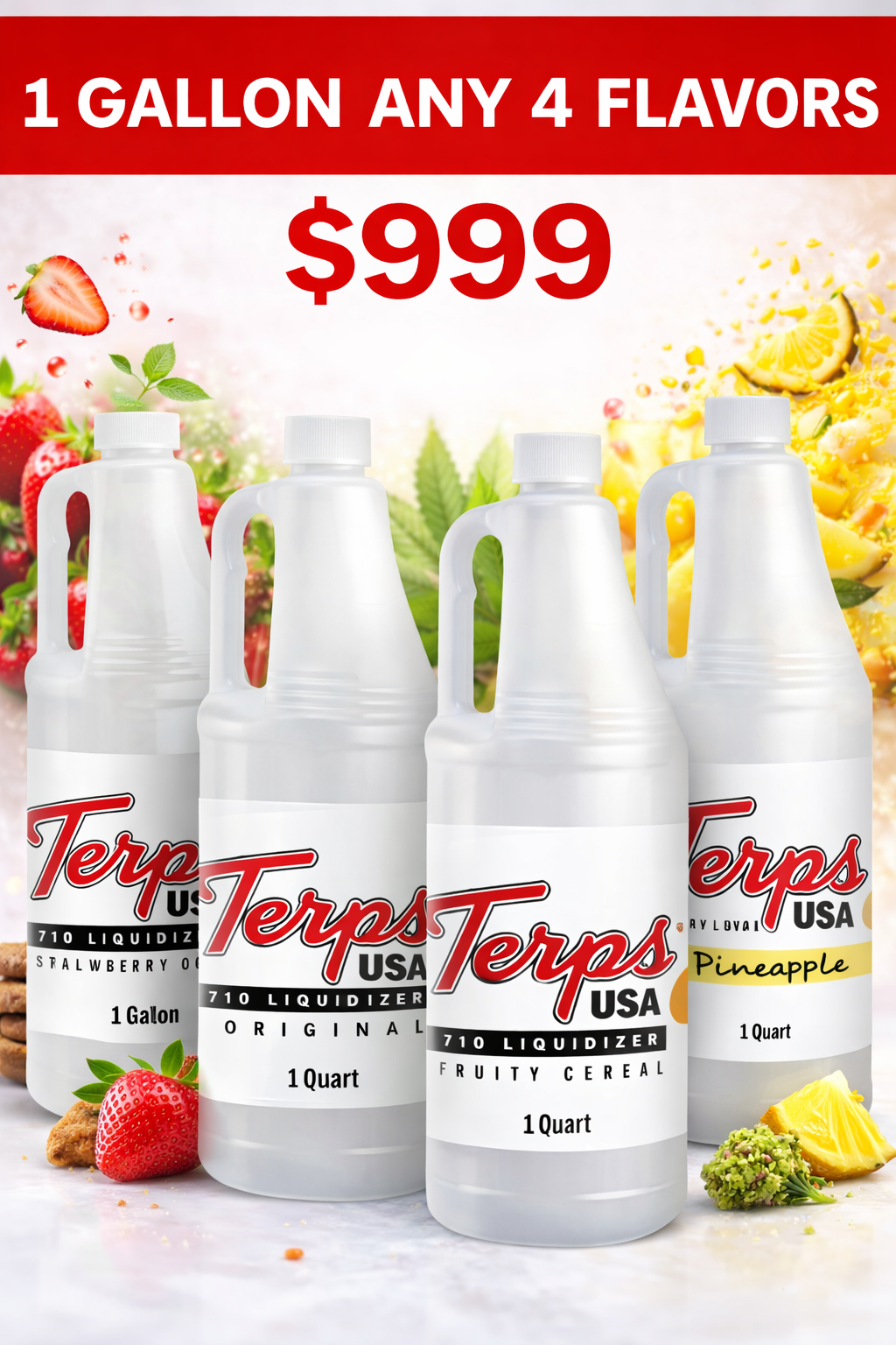 Gallon Deal - Your Choice of 4 Quarts
