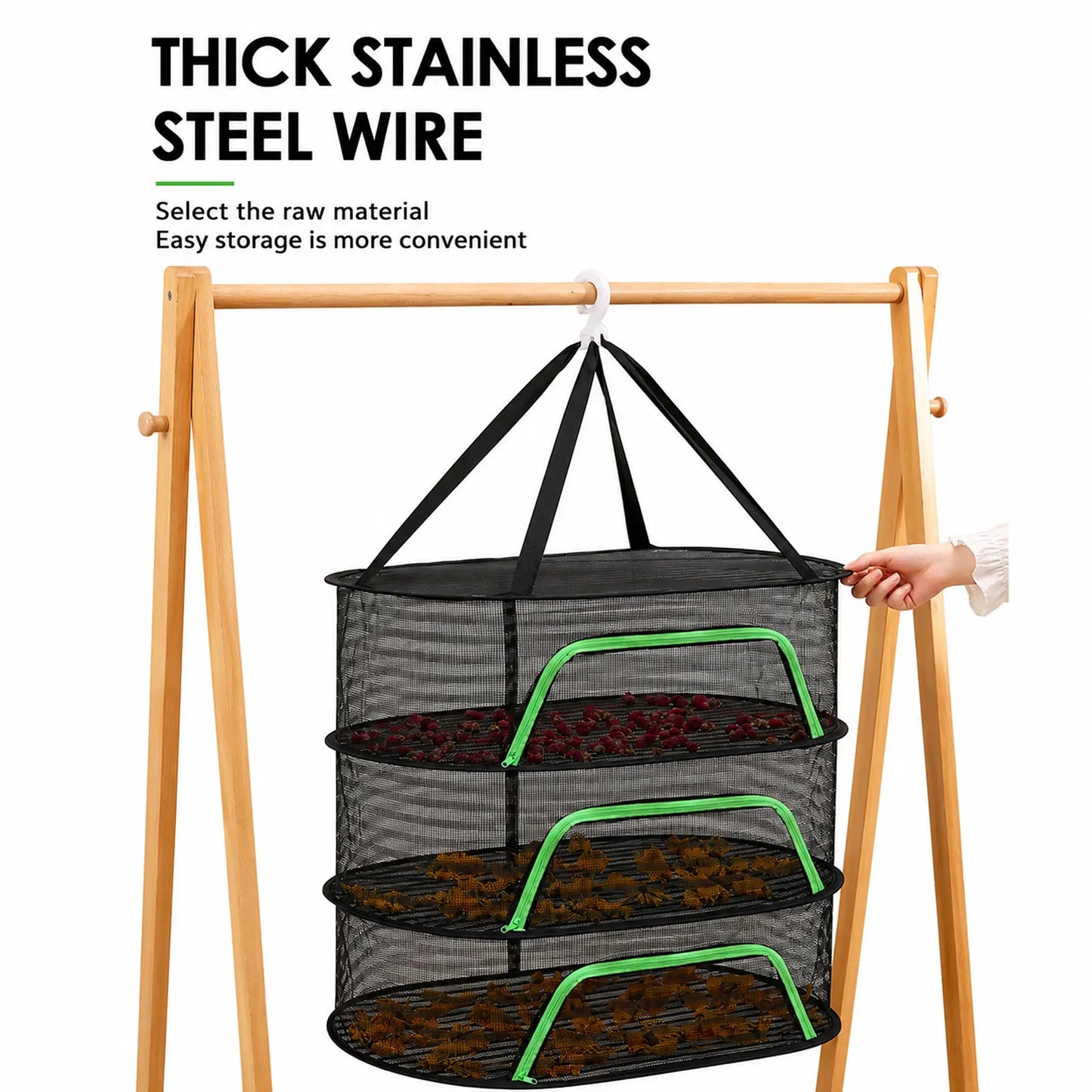Multi-Layer Hanging Cannabis Drying Rack