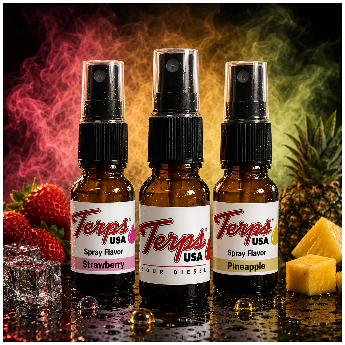 Terp Spray 3 5ml bottles